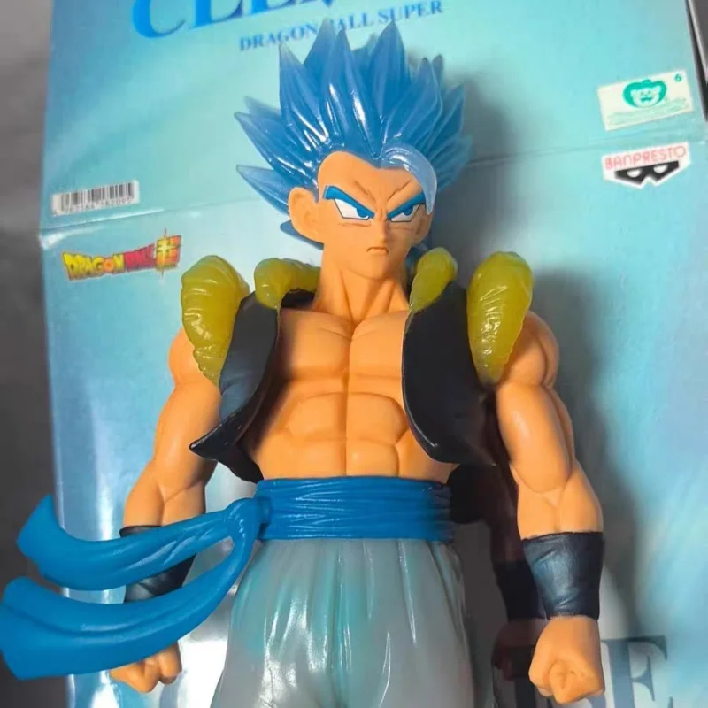

100%Bandai Original In Stock Banpresto Super Dragon Ball Super Saiyan Clearise Gogeta Anime Action Figure Garage Brand New Boxed