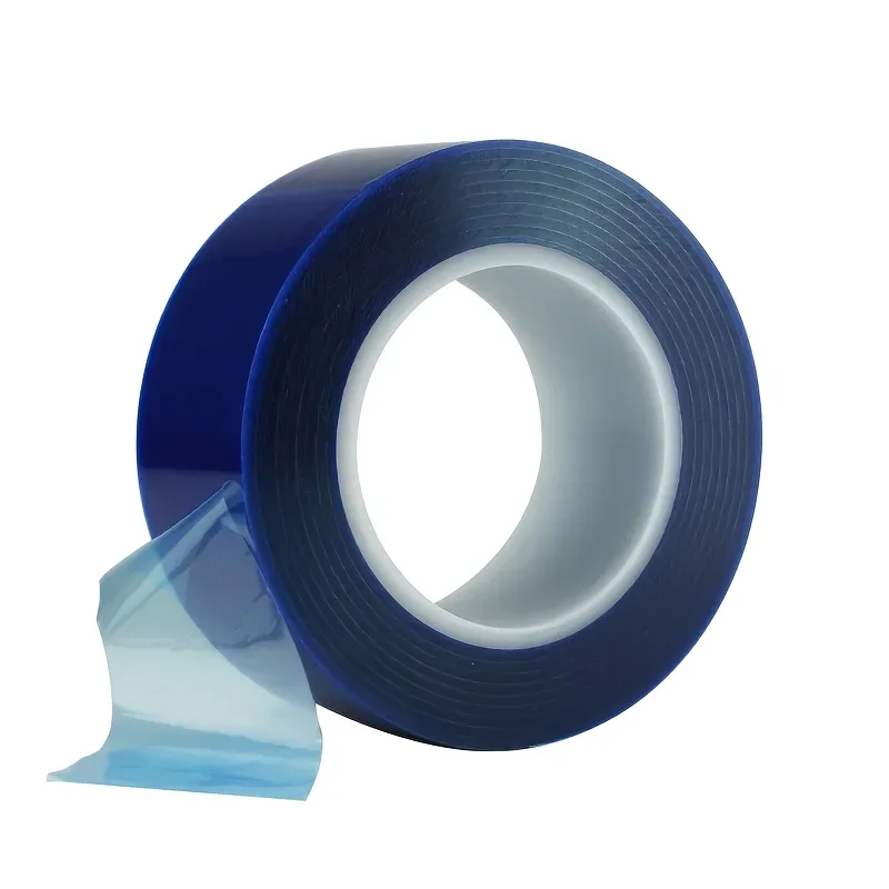 1 Stück Blaue PE-Felgenschutzfolie Rückstandsfreies Klebeband aus Aluminiumlegierung für Türen & Fenster Selbstklebendes Reparaturwerkzeug für Autos