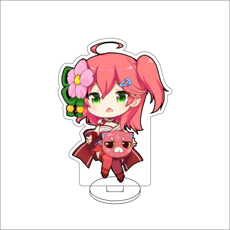 أنيمي هولوليف شخصية صغيرة حامل نموذج موراساكي شيون/ميناتو أكوا/هوشيماتشي Suisei لطيف زخارف مكتب الدائمة علامة المشجعين الهدايا