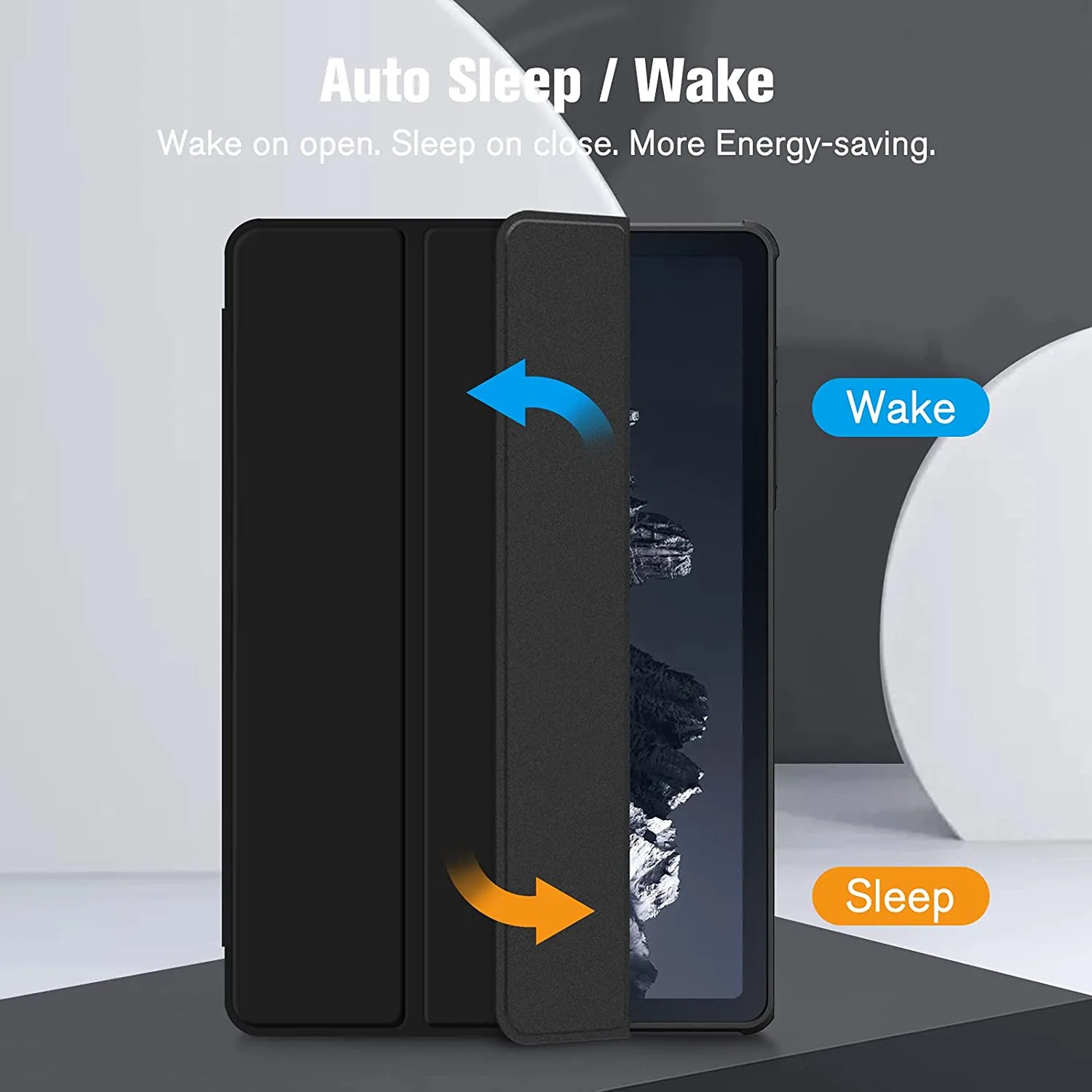 Tampa traseira com Auto Wake Up e Sleep, Lápis Titular, Capa para Samsung Galaxy TAB A8 10.5 SM-X200 X205 X207 LTE 2022 S6 Lite 10.4 S7