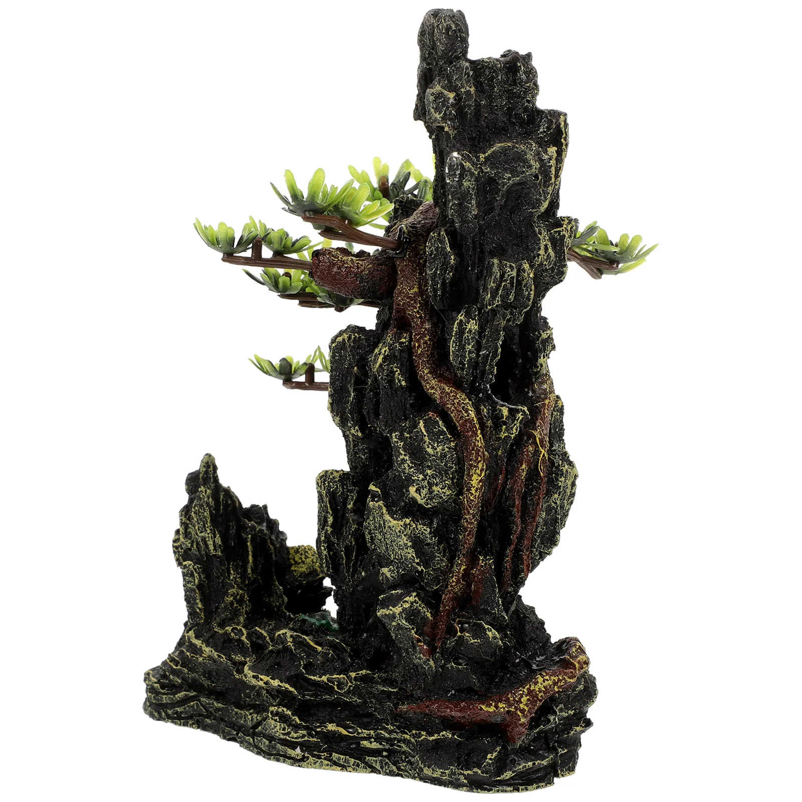 

Resin Rock Branch Fake Tree Modeling Realistic Reptile Climbing Decor For Terrarium Lizard Snake Tank Accessories