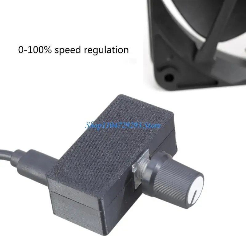 Y2GD Computer Cooling Fan PWM Controller 4 Kawat Kecepatan Gubernur Tipe C Suplai Daya