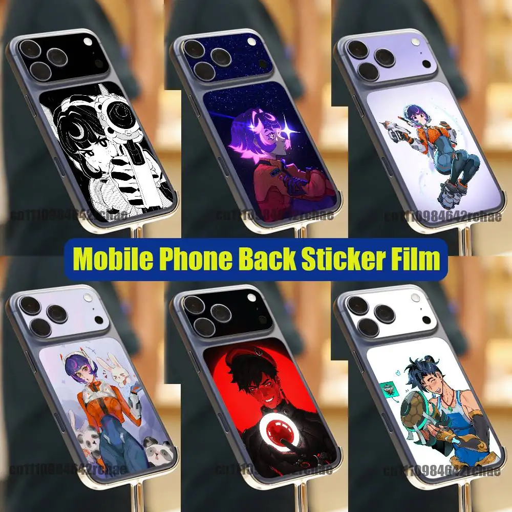 

For O-Overwatch Wuyang Juno iPhone 17 Pro Max Phone Back Sticker Film Decal Skin Wrap DIY Custom Stickers Full Cover