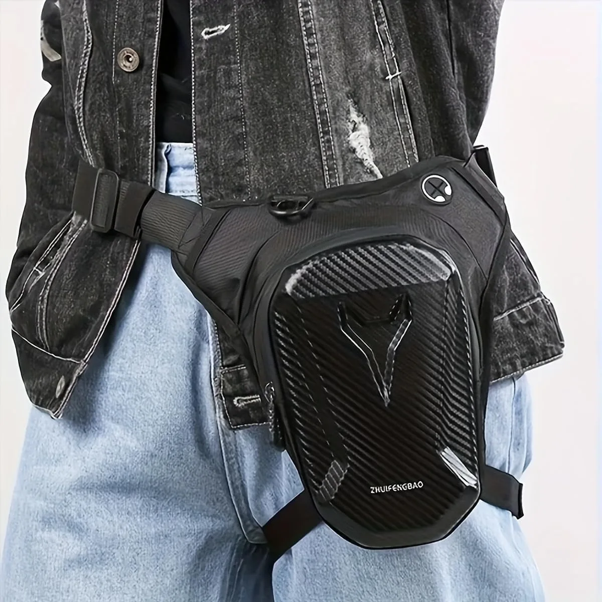 オートバイウエストパックドロップレッグバッグ男性女性バイク乗 - Men Accessories Kit Bag のレビューと価格