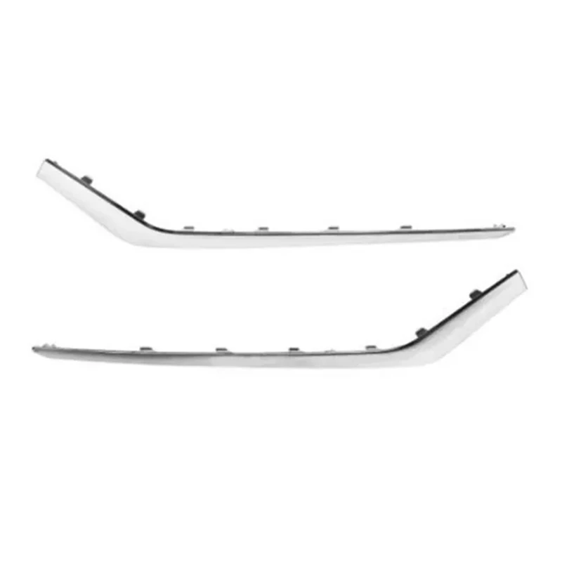 

Bumper Fog Trim Front Fog Trim Chrome Molding Replacement For Sonata 2018-2019 86551-E6700 86552-E6700 86551E6700 86552E6700