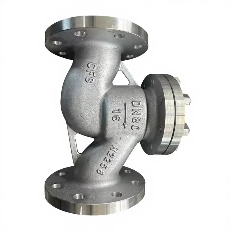 HQ H41W-16P Flange Check Valve Hard Seal 304/316/2205 Stainless Steel Swing Type Water High Temperature 1 in Port Size