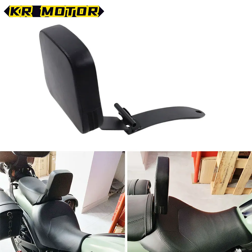 Motorcycle Driver Backrest Cushion Rider Solo Seat Back Sissy Bar Accessories For Kawasaki Vulcan S 650 EN650 VN650 2015-2023