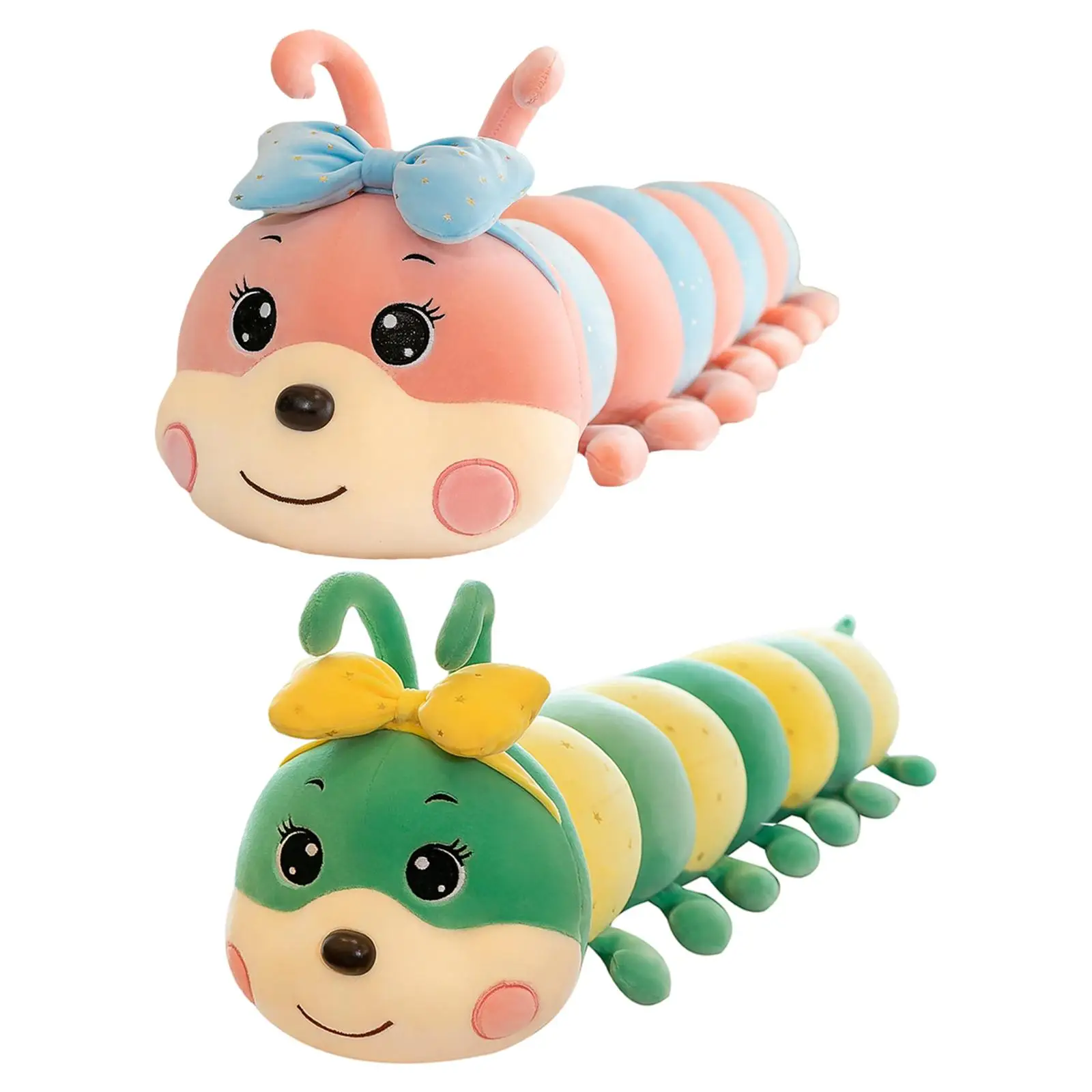 Adorável caterpillar wiggler inseto worm coxim plushie bonecas para meninas meninos aniversário