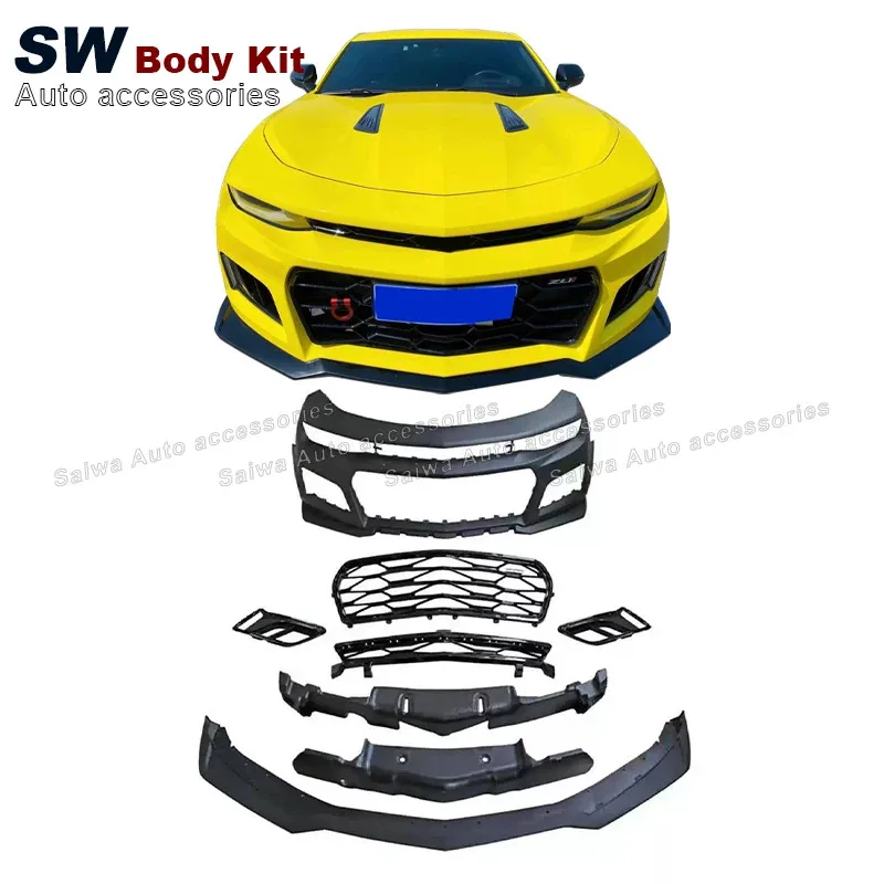 

Высокое качество ZL1 Style Body Kit Chevlet Upgrade Peormance Kit Передний бампер Автозапчасти