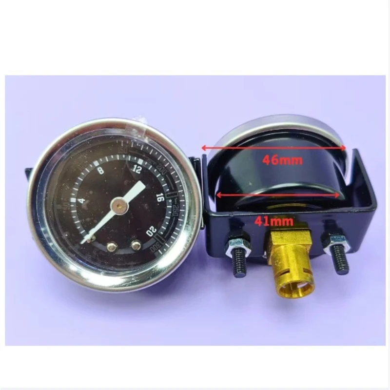 Suitable for coffee machine milk foam machine pressure gauge damping anti-shake 20bar water air bracket