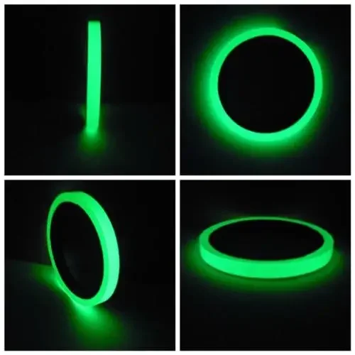 10M Glow In The Dark Tape Luminescent Emergency Luminous Photoluminescent Stickers For Safety Egress Marker Stair Step Exit Sign