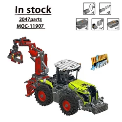 MOC-11907Custom RC 42054 Modification Building Block Model• 2047 Building Block Parts Kids Birthday Building Block Toy Gift