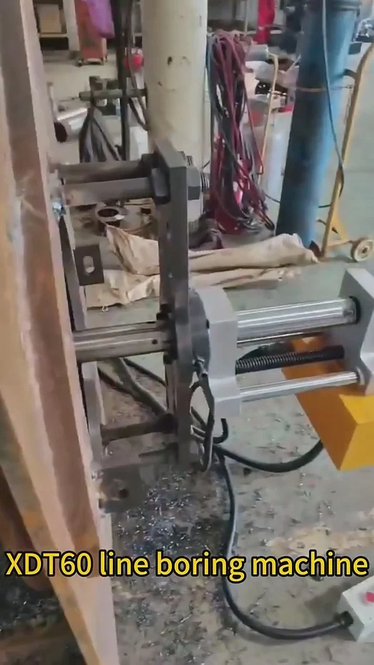 Portable Line Boring Machine Excavator Digger NC 2 in 1 Mobile Horizontal Bore Welding Featuring Motor Pump Strong Motivation