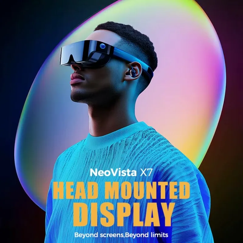 

Nearsightedness-friendly Space Giant Screen VR Smart Glasses Head Mounted Display For Private Cinema Immersive 3D Games Hardware