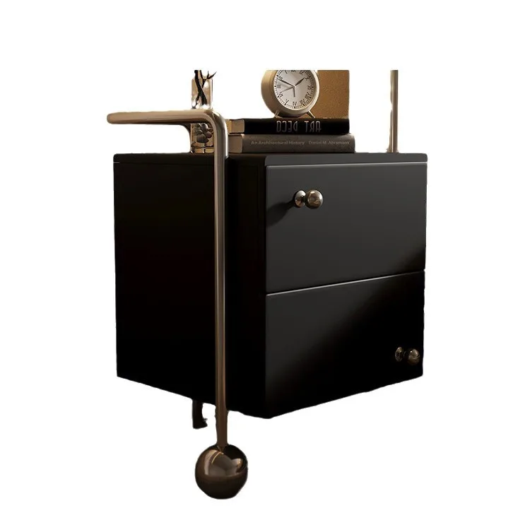 

Simple stainless steel side cabinet, bedside table