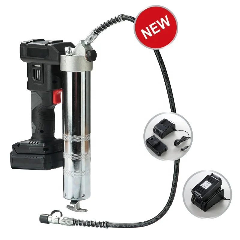 

Cordless Grease Gun 20V Electric Grease Gun with 2000mAh Battery Electric Grease Pump
