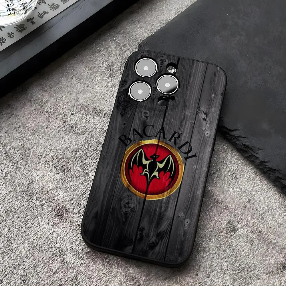 Чехол для телефона BacardiS Rum VampireS Bat Funda для Iphone 14 13 17 16 11 15ProMax 12 Pro Max Mini Xr Xs X 7 Plus, чехлы