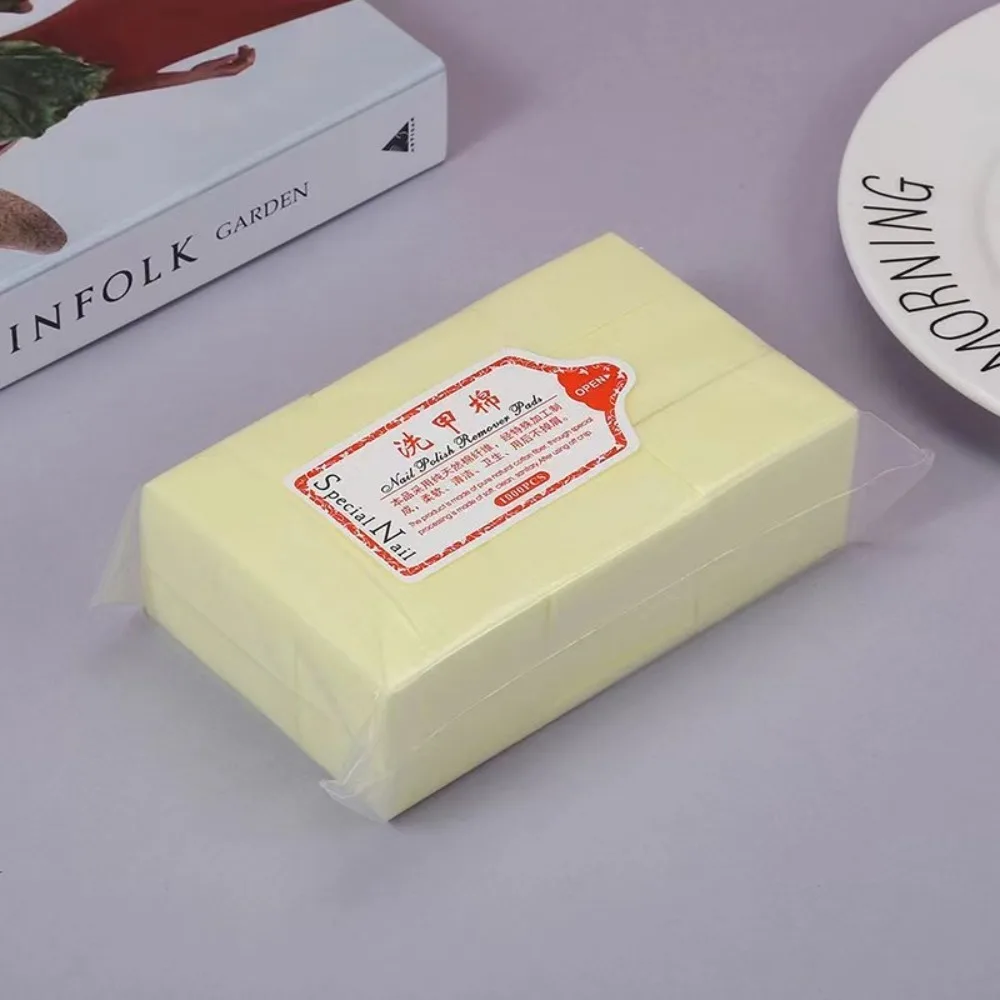 1000/540 قطعة لينة الأشعة فوق البنفسجية هلام إزالة البولندية مسمار القطن نظيفة مانيكير المناديل مناديل ورقة الوسادة مسمار الفن خالية من الوبر مسمار مسح