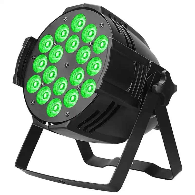 18x10W Full Color LED PAR Light DMX512 LED Wash Effect Light KTV Disco DJ Party Wedding Club Bar Concert Stage Event Show