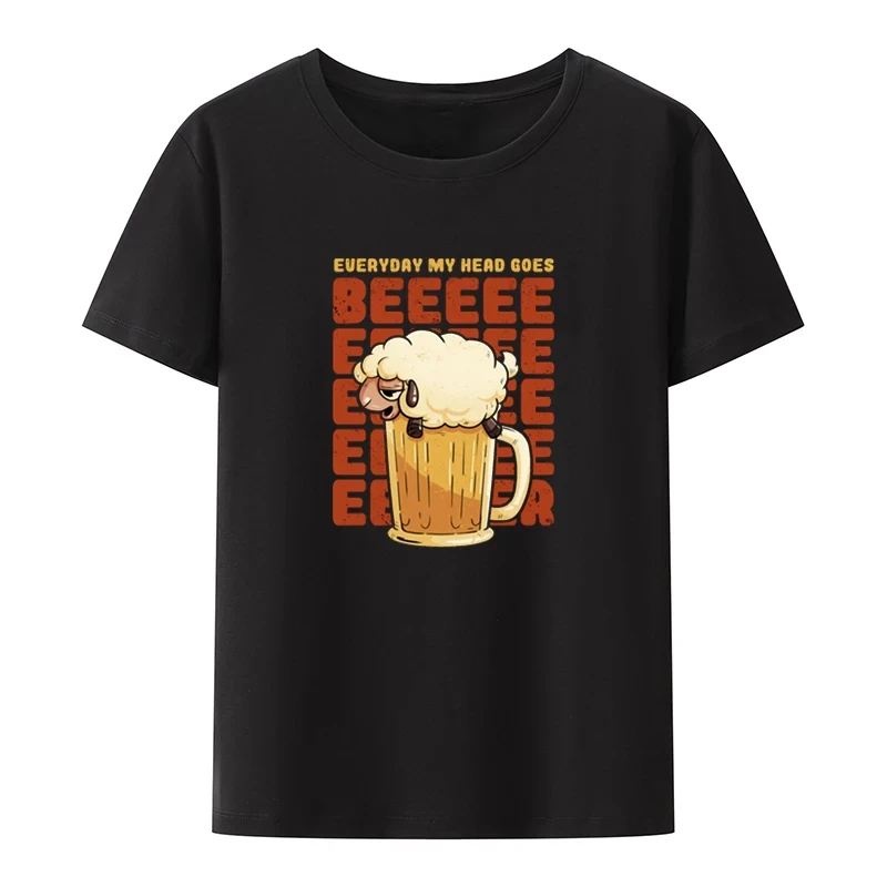 The Beers Graphic Printed Funny Tee T Shirt for Men Clothing Comfortable Breathable T-shirts Camisetas Camisa Novelty  62440 image 6