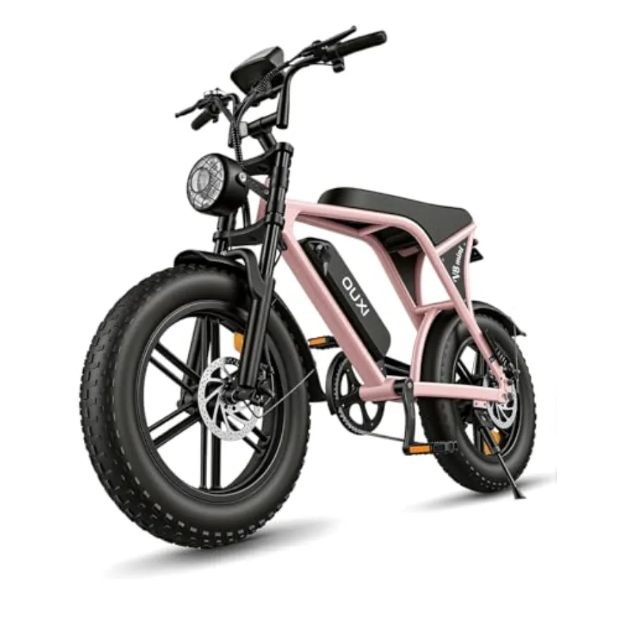 

V8 Series electric bike for urban commuting and off-road trails aluminum alloy frame matte black finish 500W/1000W motor with 2