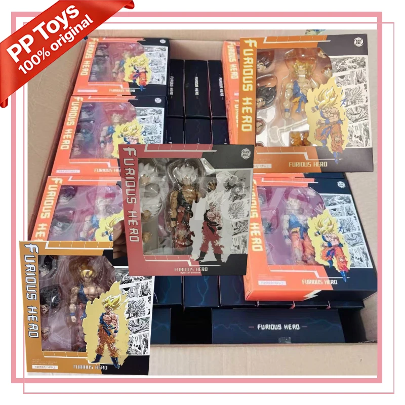 

In Stock Black Hole Toys Dragon Ball Z SHF SSJ Battle Damaged Super Saiyan Fury Hero Son Goku Collectible Toys