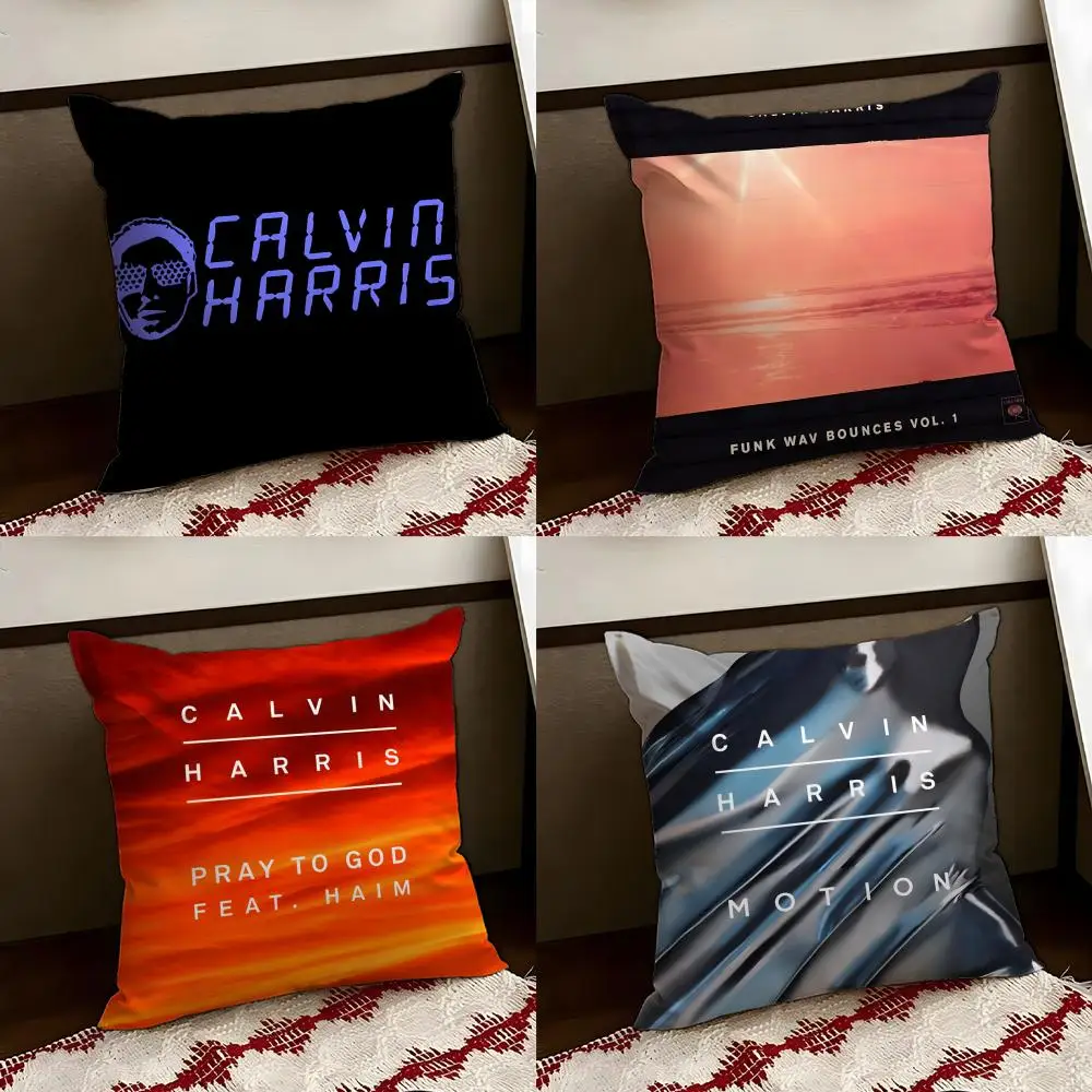 

Calvin Singer H-Harris Cushion Cover Reversible Soft Durable Pillow Cover Home & Car Multi-Scene Use for Daily Comfort