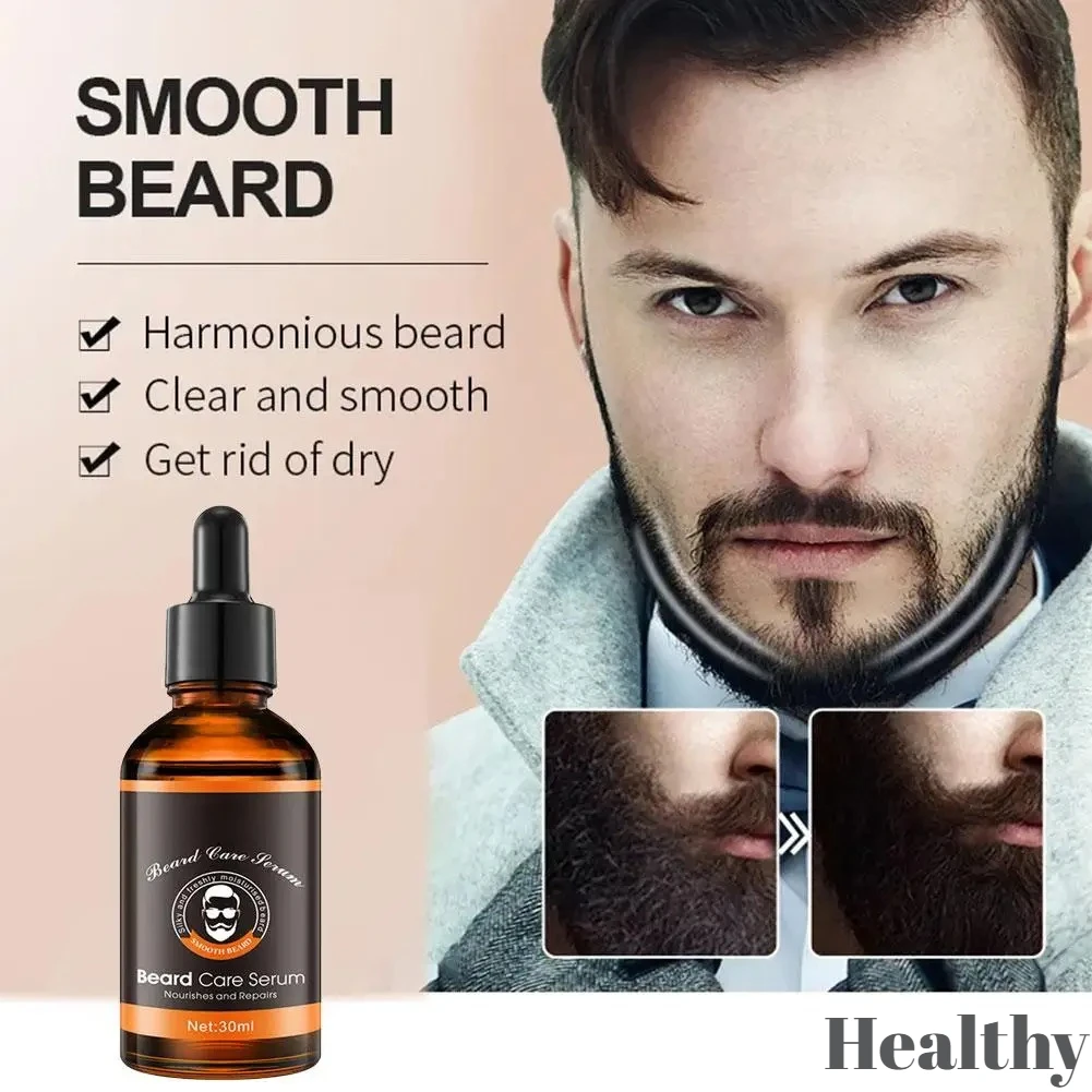 Nouvelle huile de soin de barbe biologique naturelle pour hommes, brillance rapide, barbe adoucissante, barbes renforcantes, barbes lisses et nourrissantes