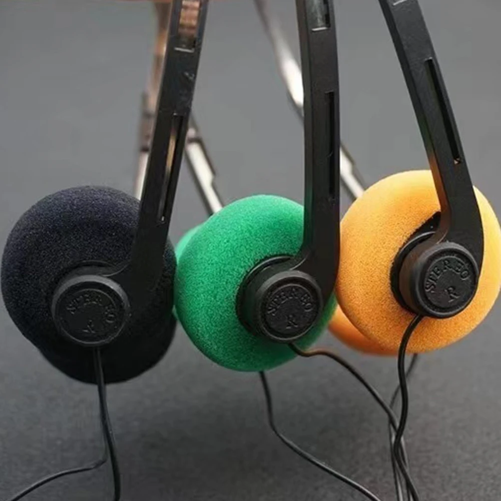 Universal Wired Headset 3.5mm Plug Gaming Computer Headphone Sports Mobile Phone MP3 Laptop Head-mounted Stereo Earphones