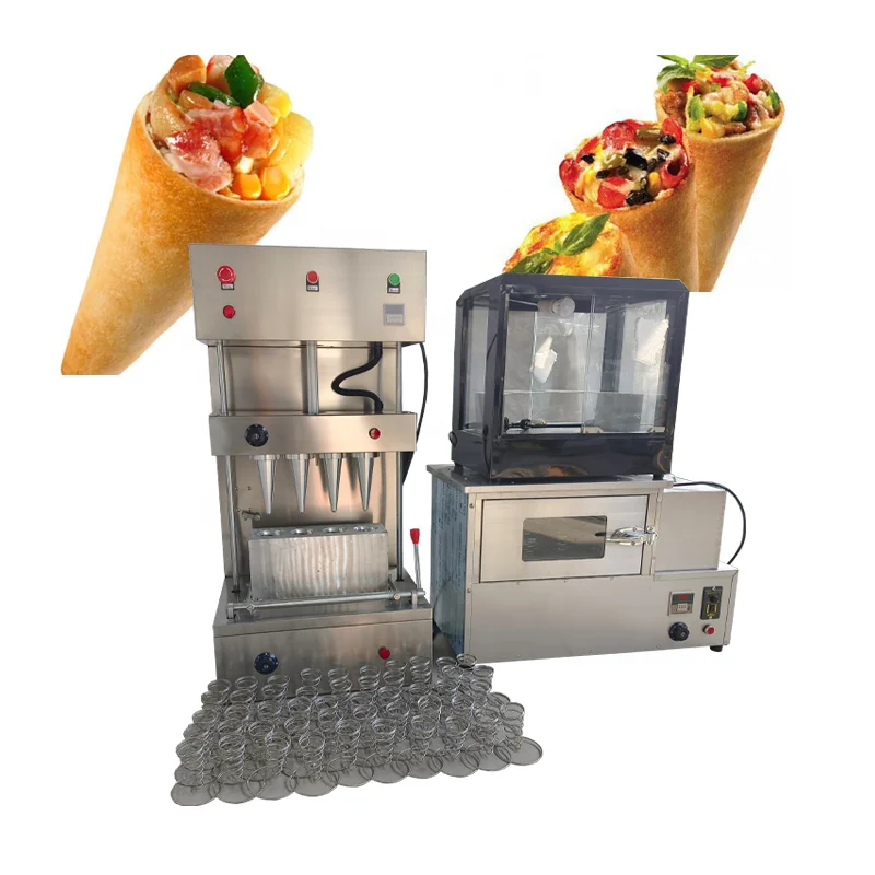 High Quality Automatic Pizza Cone Machine Set Dough Maker Making Machine Cone Icecream Machine