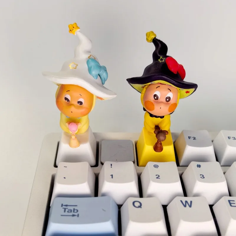 

Колпачки для клавиш Star People, индивидуальные 3D DIY колпачки для клавиш Esc, настольные украшения, милые колпачки для клавиатуры, аксессуары для механических клавиатур, подарки