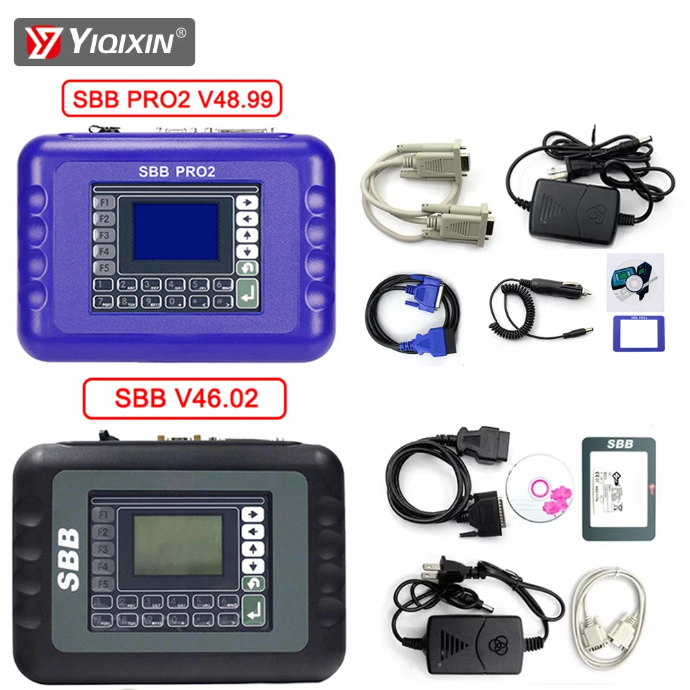 SBB PRO2 V46.02 V48.99 Key Programmer Tool For Toyota G Chip Read Key From immobilizer Memory Pin Code Better Car Key Programmer