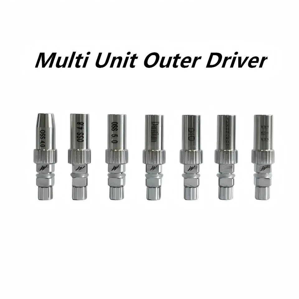 Titanium Dental Multi Unit Outer Screwdriver Driver Hex Head Insertion Tool Fit Implant Abutment Prosthetic Surgical Supply
