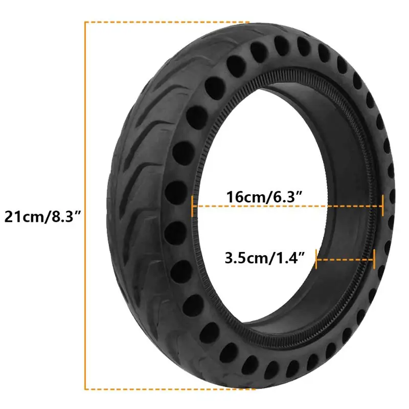 Electric Scooter Tyre for Xiaomi Scooter Rubber Solid Tire for Xiaomi Mijia M365 1 S Pro Pro 2 Mi3 Kick Scooter Damping Tyre