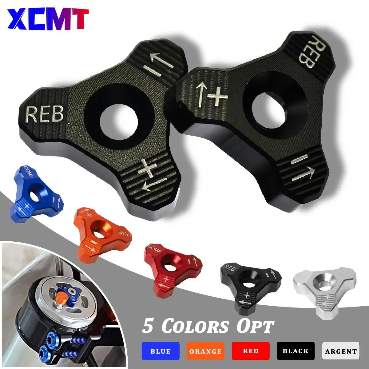 48mm Front Shock Absorber Knob Adjuster For KTM 1050 1090 1190 EXC ECXF SX SXF XC XCW XCF XCWF Adventure Husaberg Husqvarna BETA