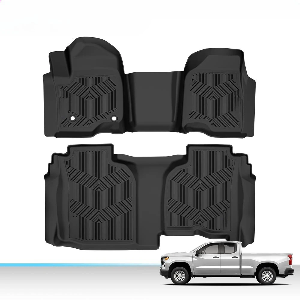 

Коврики-вкладыши из TPE для Chevrolet Silverado/Sierra 1500 Double Cab 2019-2025 гг.
