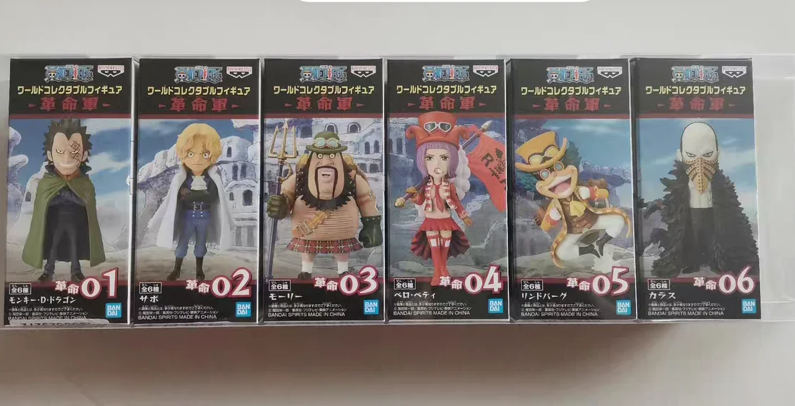 Bandai Original WCF Eltern-Kind-Blutlinie 1, revolutionäre Armee, Ruffy Vivi Roger ACE Sabo Garp, Anime-Actionfiguren, Spielzeug, Geschenk
