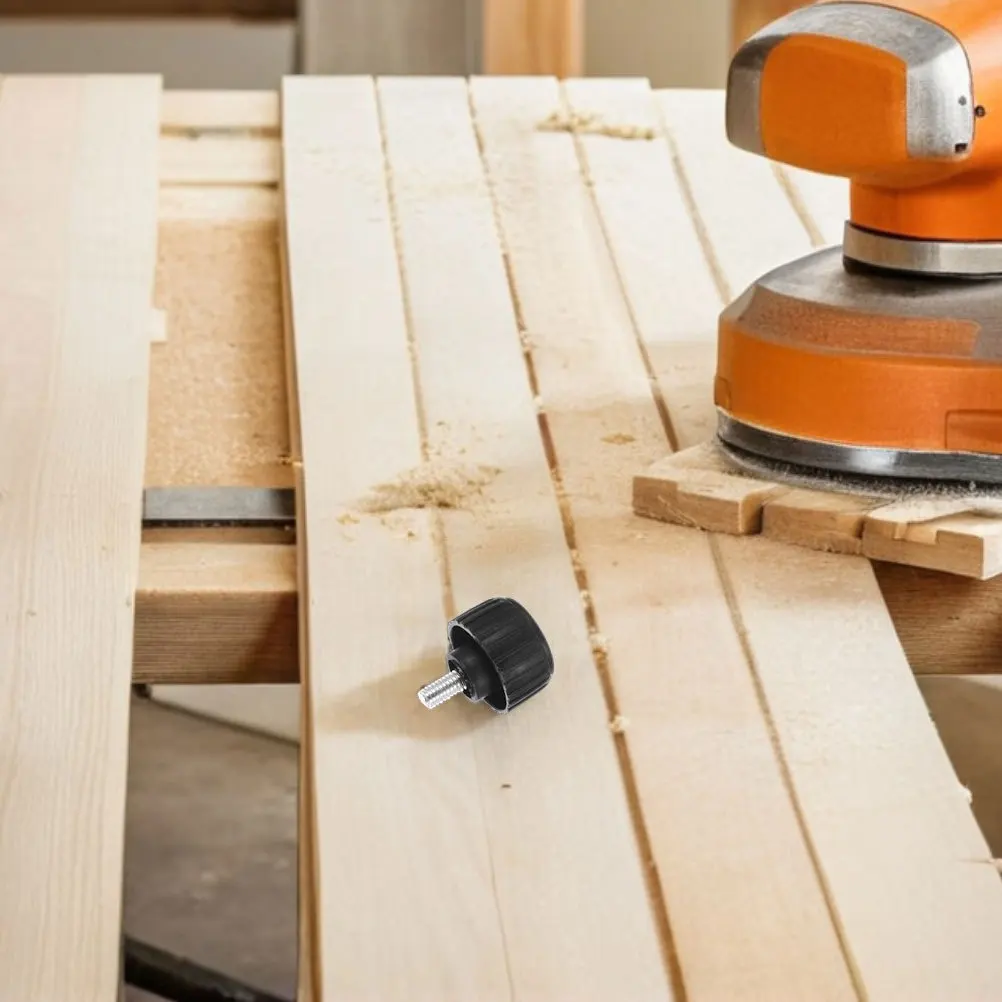 

20Pcs Adjustable Shock Absorption Leveling Feet Black Threaded Levelers for Furniture Electronic Scales Tables Chairs Cabinets