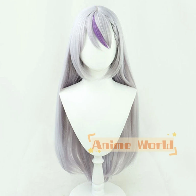 Virtual YouTuber La Darknesss Laplus Cosplay Wig Cosplay Wig Halloween Christmas Woman Men Adult Wig