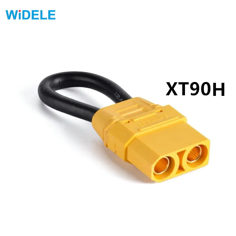 1PCS Bind Plug Loop Connector Short Circuit battery Jumper Cable with T-plug XT60H XT90H EC5 TRX pulg