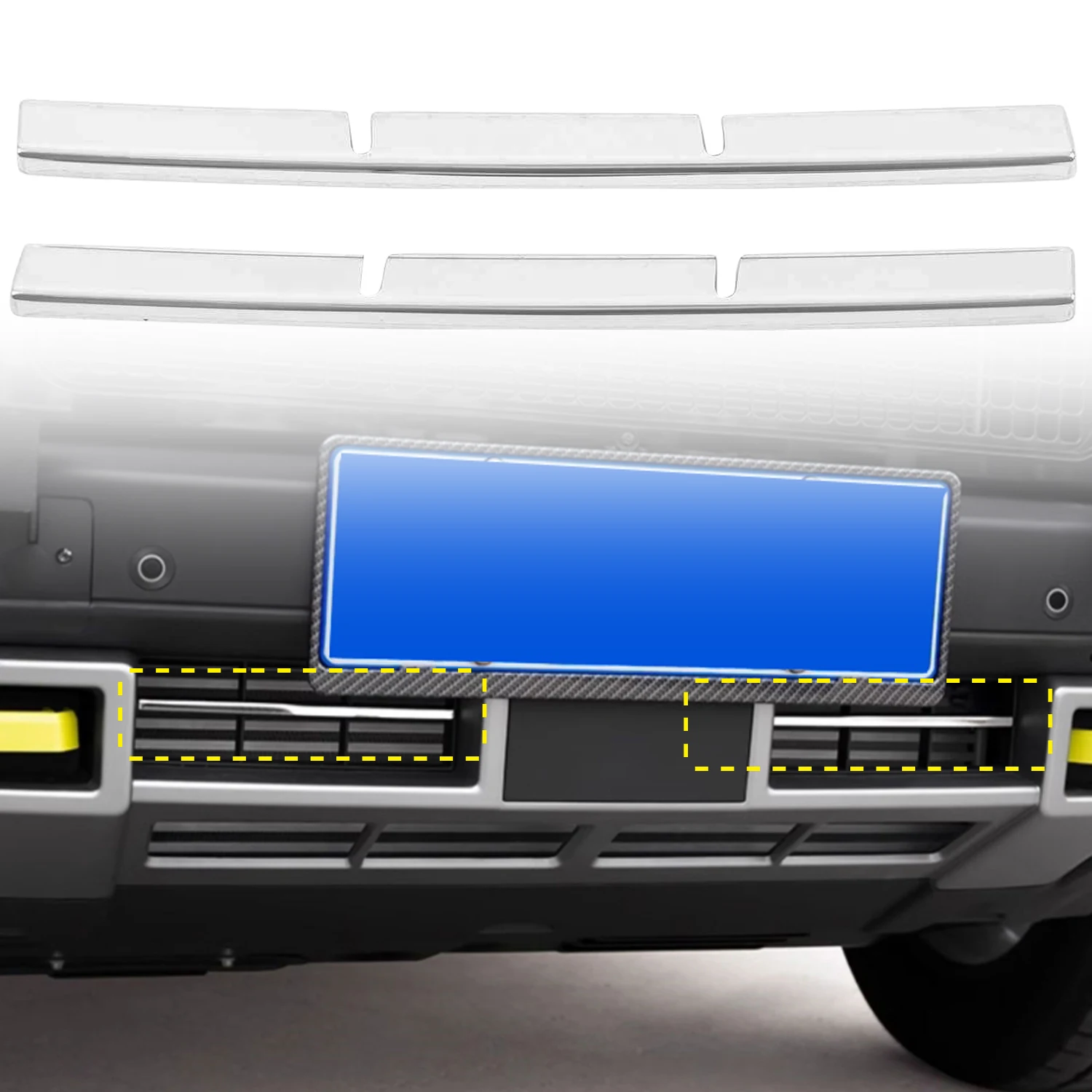 

Car Accessories For Jetour Traveller T2 2023 2024 2025 Exterior Front Center Grille Frame Grill Cover Decor Trim