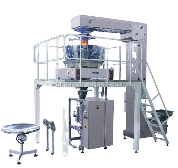 FL Automatic Nitrogen Potato Chip Packaging Machine Puffed Snack Food Weighting Vertical Ffs Packaging Snack Machine