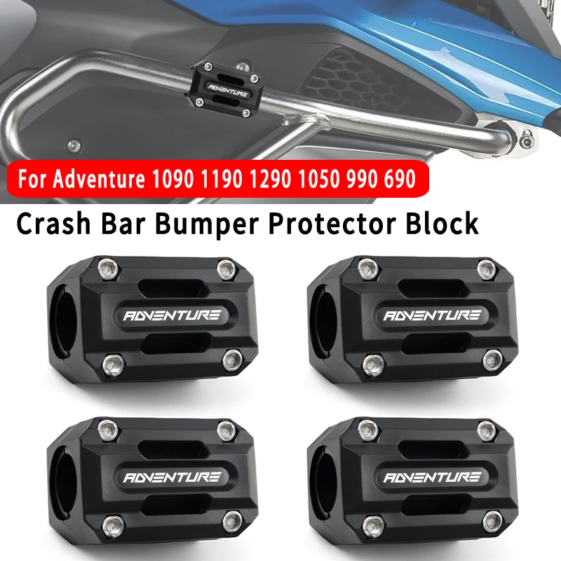 Engine crash bar bumper trim protection block For 1090 1190 1290 1050 990 Adventure 690 SUPER ADVENTURE S R T 1290 Accessories