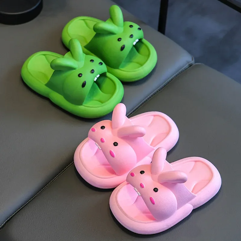 Children's slippers non-slip boys and girls indoor bath soft bottom cute children sandals