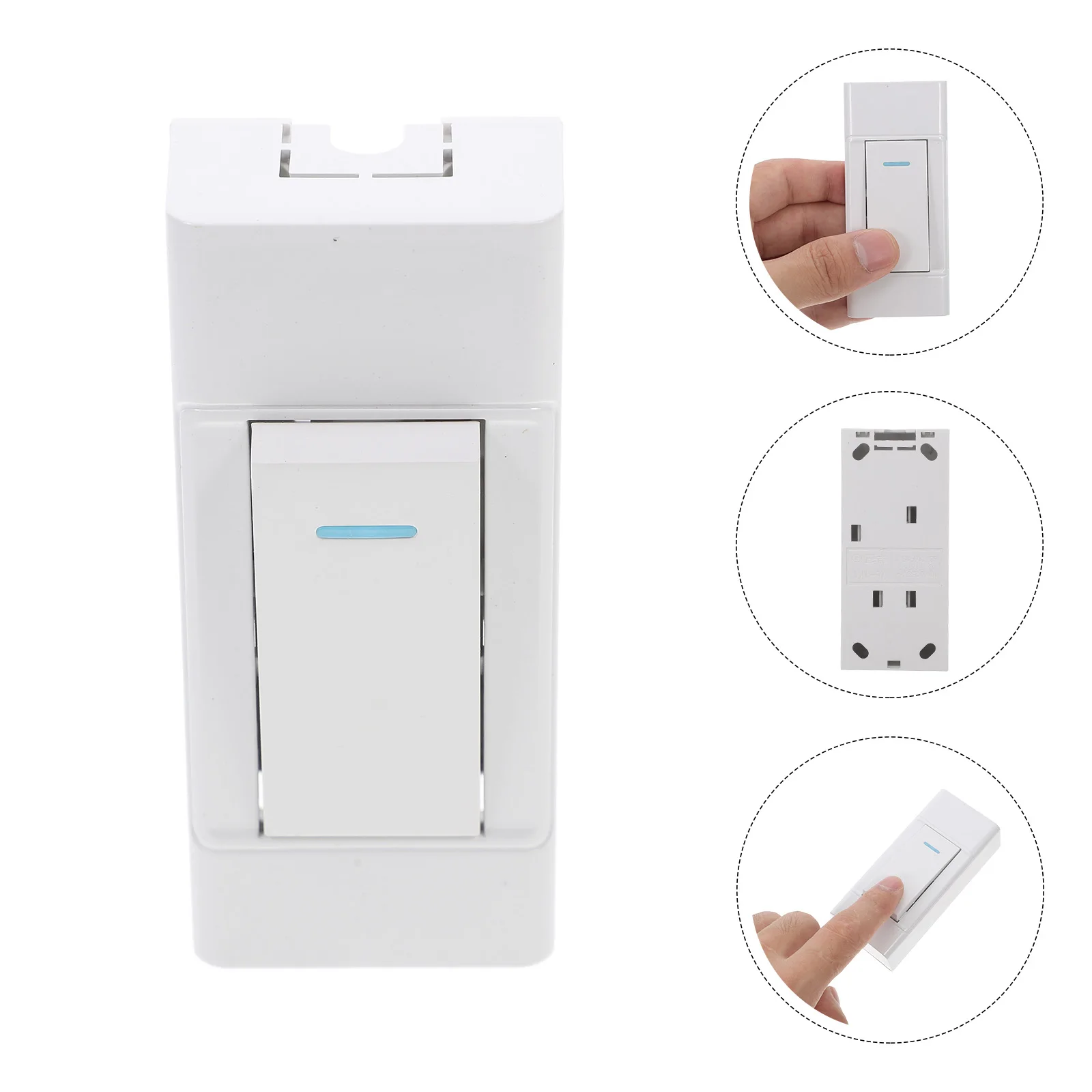 

Squeeze Press Light For Bedside Lamp Inline Cord Vintage Style Lamp Switch Replacement Easy Install Practical Electric Switch