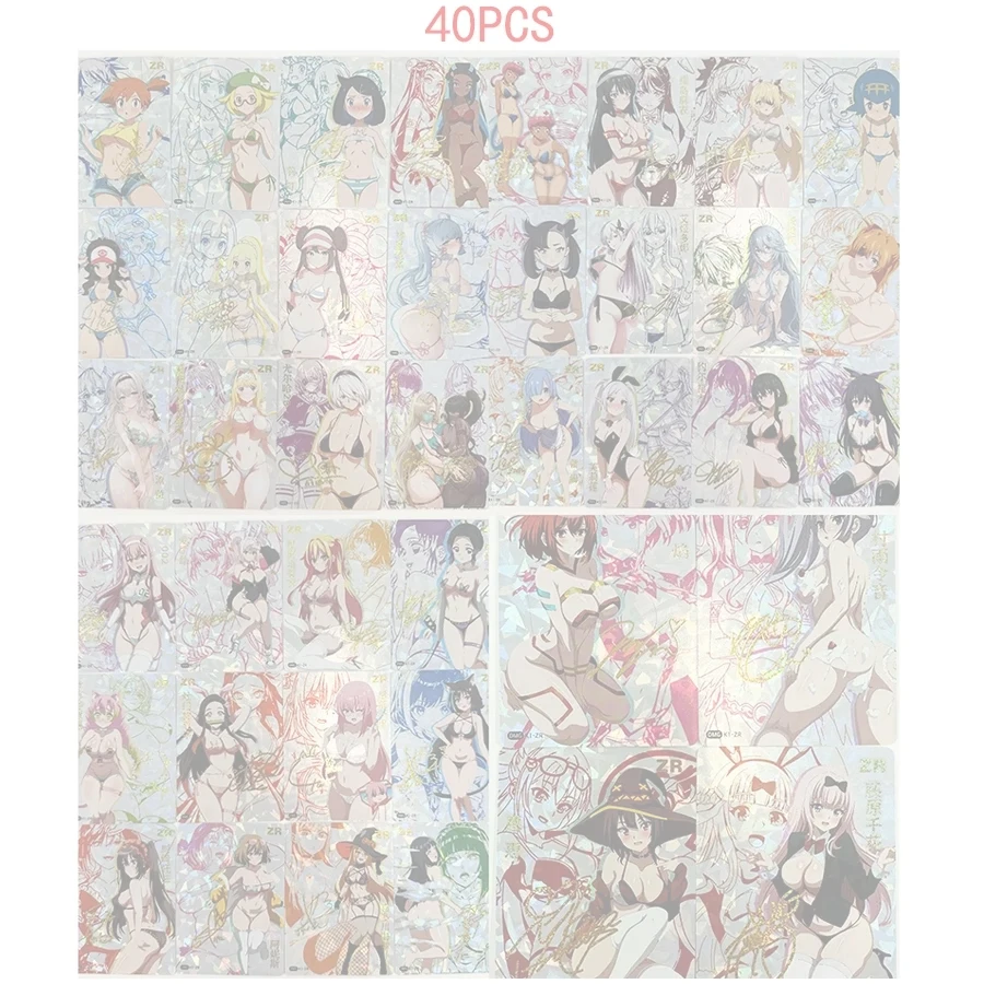 

40pcs/set PTCG Lillie Touko ACG Nessa Toys Hobbies Hobby Collectibles Game Collection Anime Cards