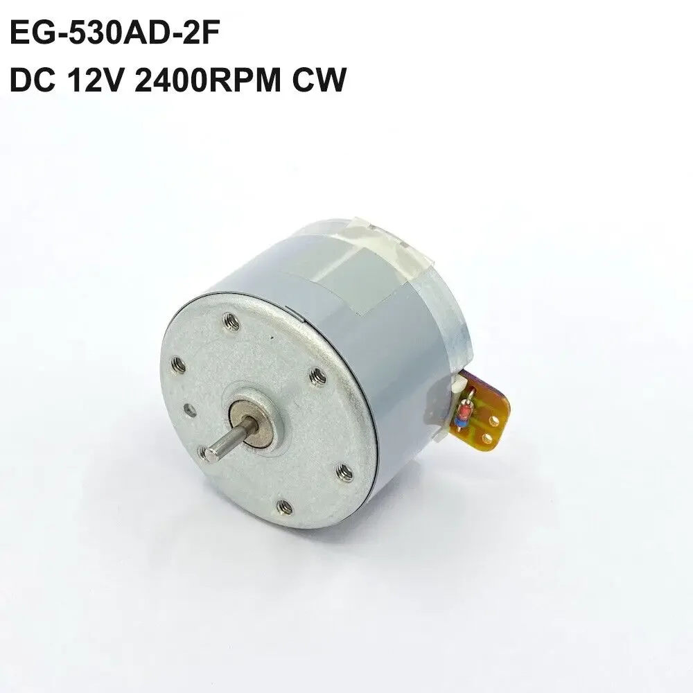 35mm MMI-6S2R1KC Motor DC 12V Replace Mabuchi EG-530AD-2F 12VDC 2400RPM CW Capstan Motor Tape Deck Recorder Audio Spindle Motor