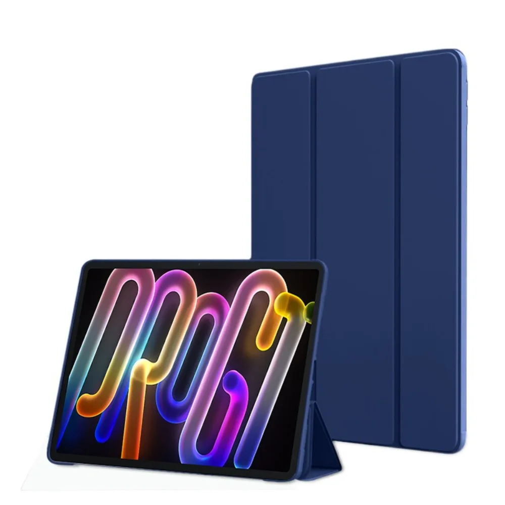 

Auto Sleep/Wake 11.1" Tablet Flip Cover Soft Silicone Tri-Folding Stand Tablet Case for Lenovo Xiaoxin Pad Pro GT 2025