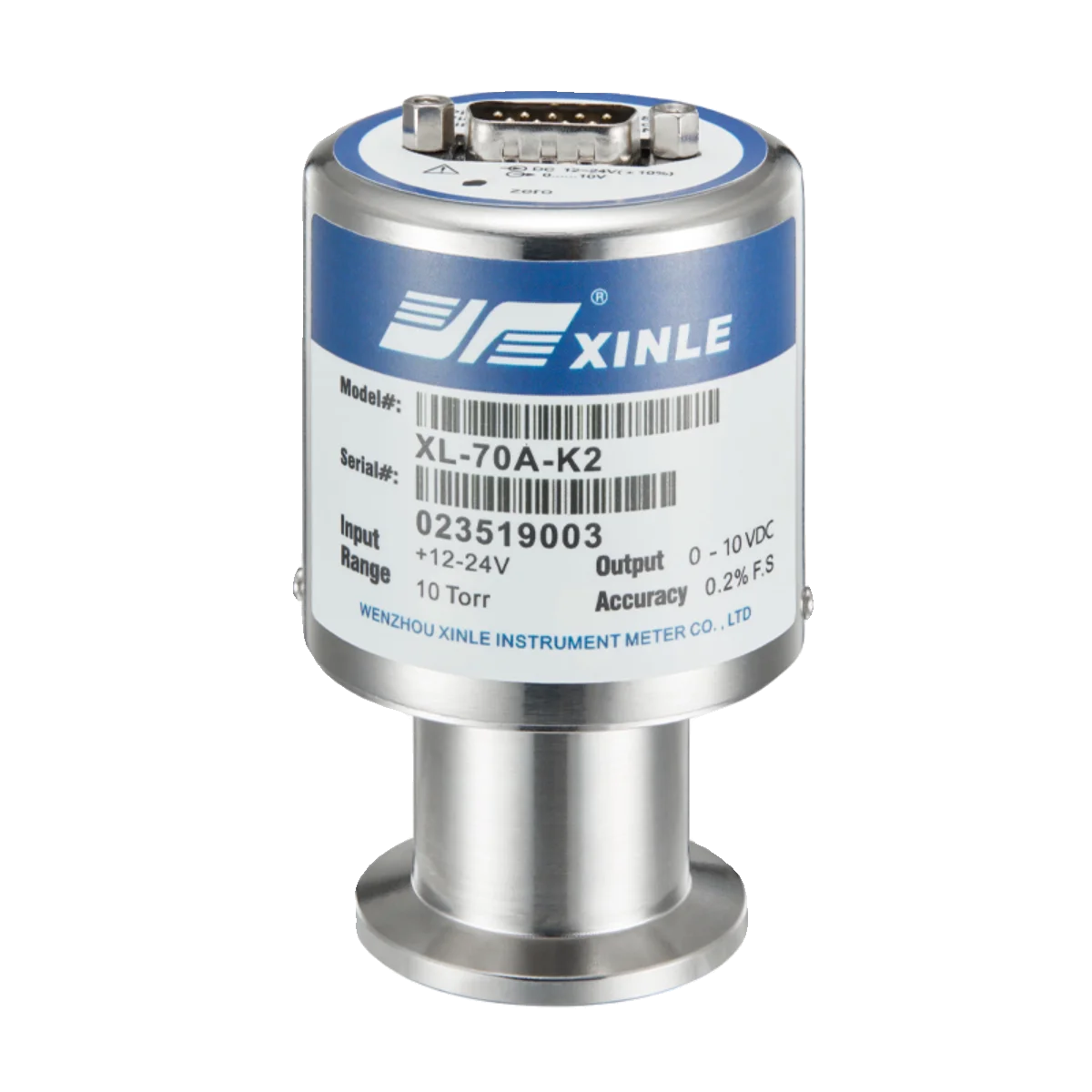 

Емкостный тонкопленочный вакуумметр KF16 KF25, высокоточный датчик вакуума с погрешностью 0,2%