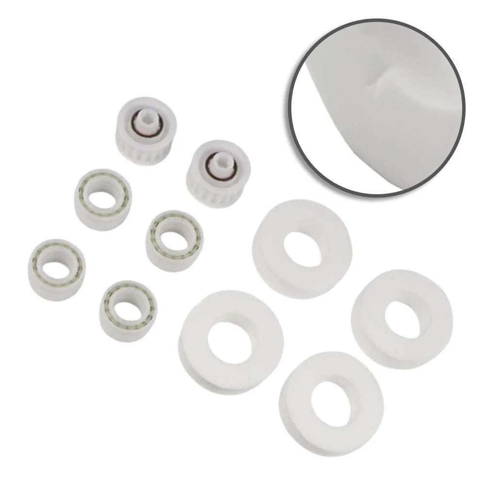 Pulley Gears Climbing Rings Kit Fits M200 M400 M500 Includes 4 Climbing Rings PVA ABS Construction Simple Installation Pool Kit